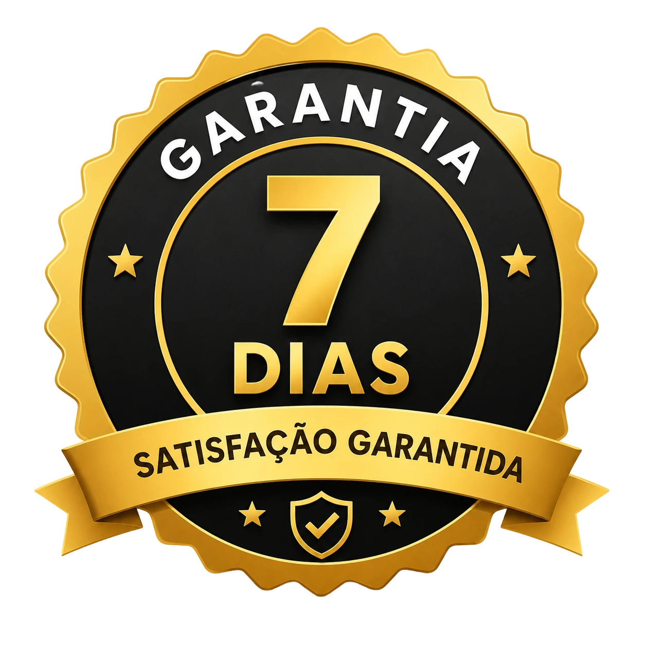 Selo de garantia incondicional de 7 dias